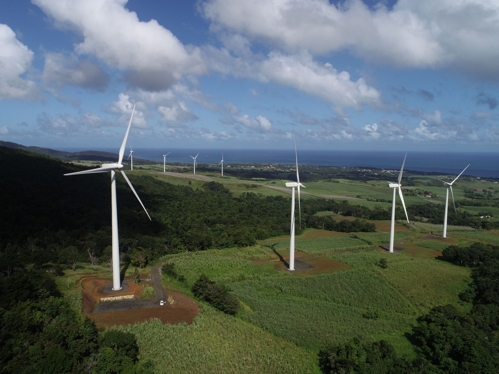 SAINTEROSE hybrid wind farm Valorem