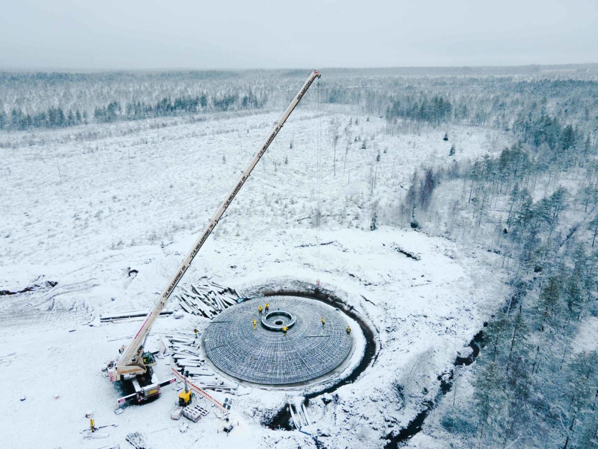 VIIATTI project (Matkussaari wind farm) – Foundation reinforcement