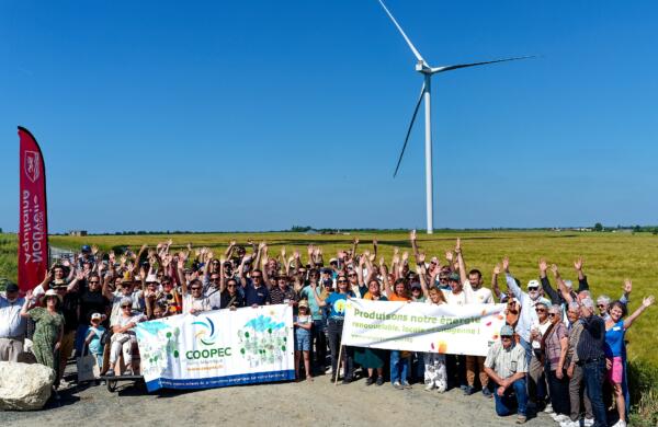 Inauguration du parc éolien d'Andilly-les-Marais ©PascalTV