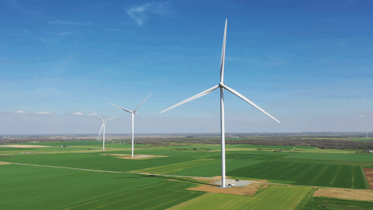 Andilly-Les-Marais citizen wind farm ©Focus Drone