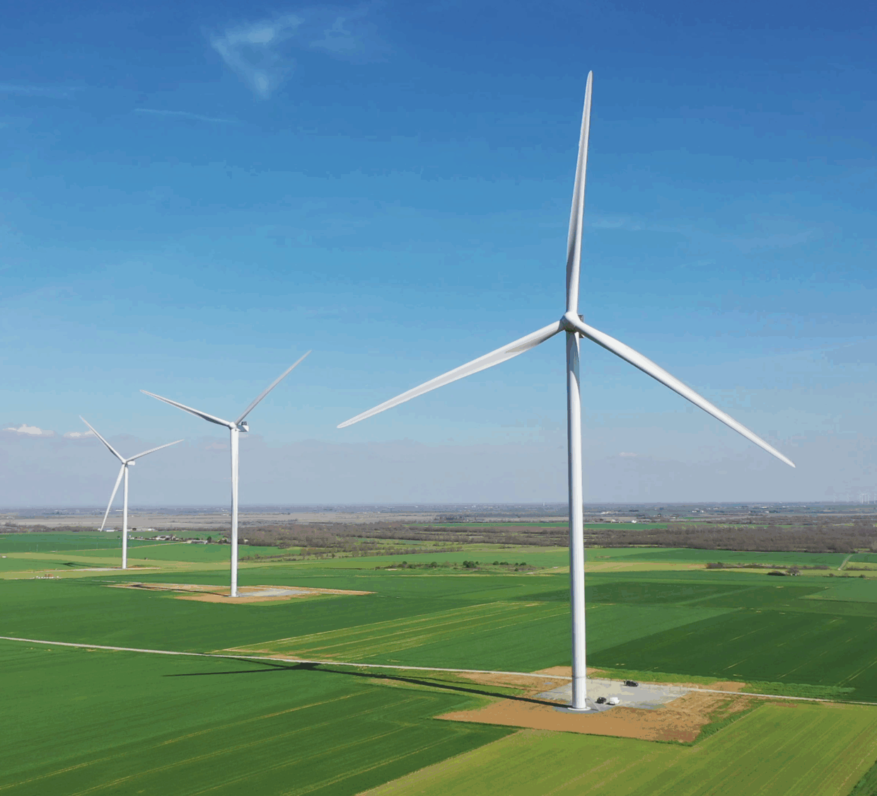 Andilly-Les-Marais citizen wind farm ©Focus Drone